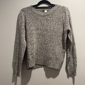 Gray Full-Sleeves Sweater